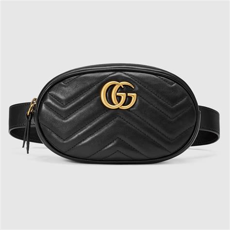 sac ceinture gucci marmont|gucci marmont leather.